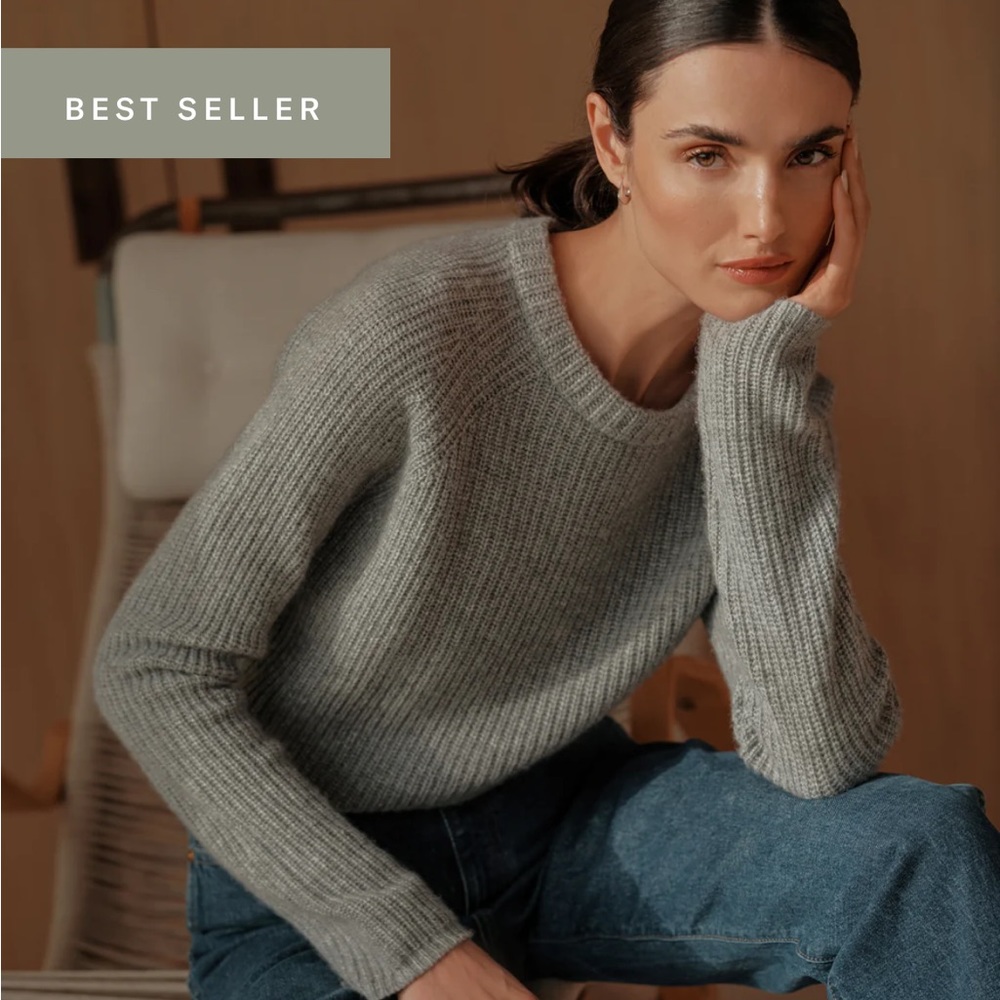 Jenni Kayne Cashmere Fisherman Sweater